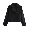 Women's loose-fitting long-sleeved coat