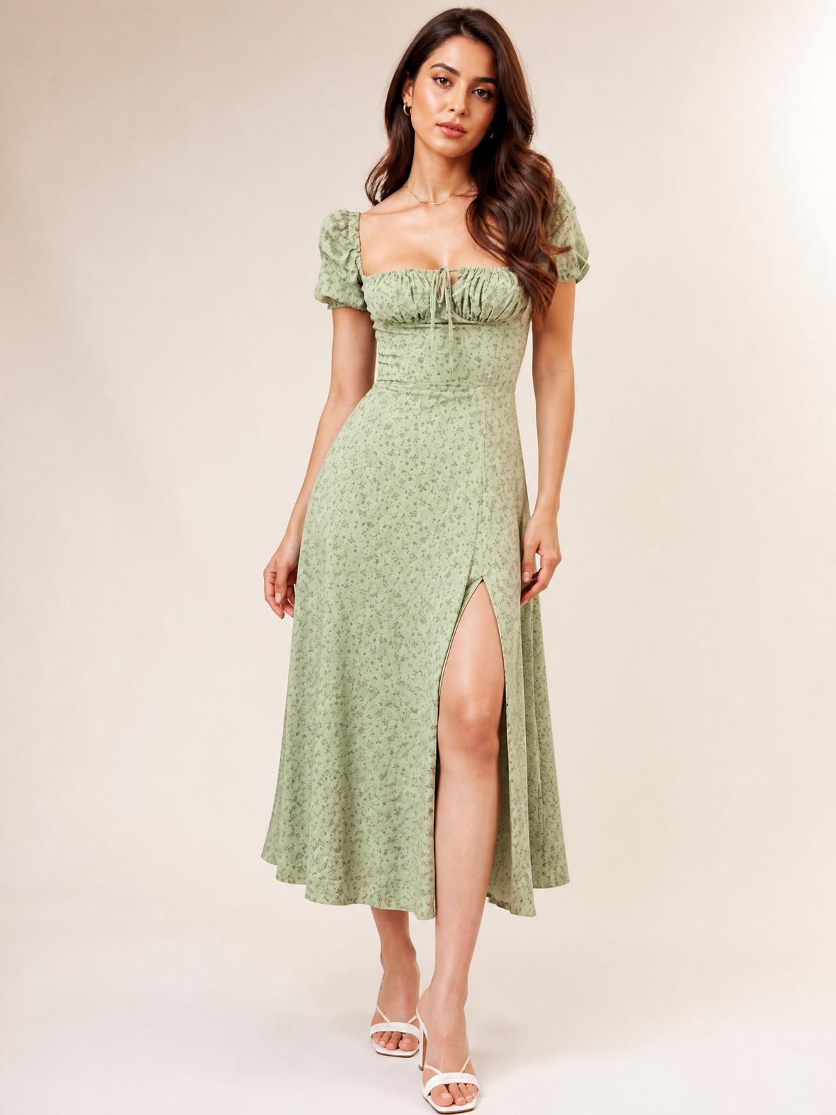 Solara Floral Midi Dress