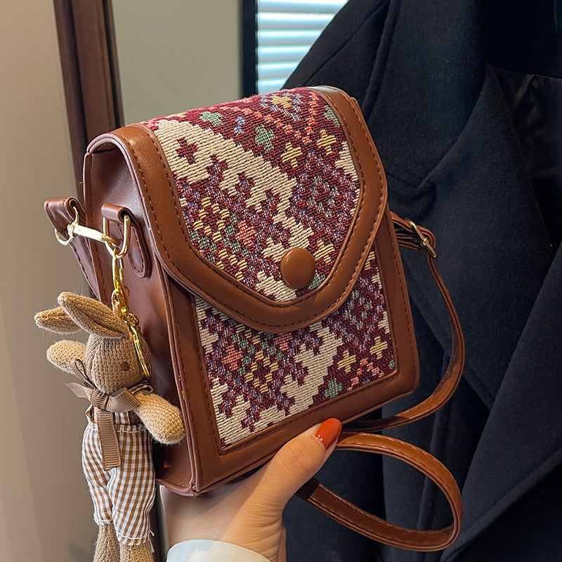 Ethnic Style Crossbody Phone Bag