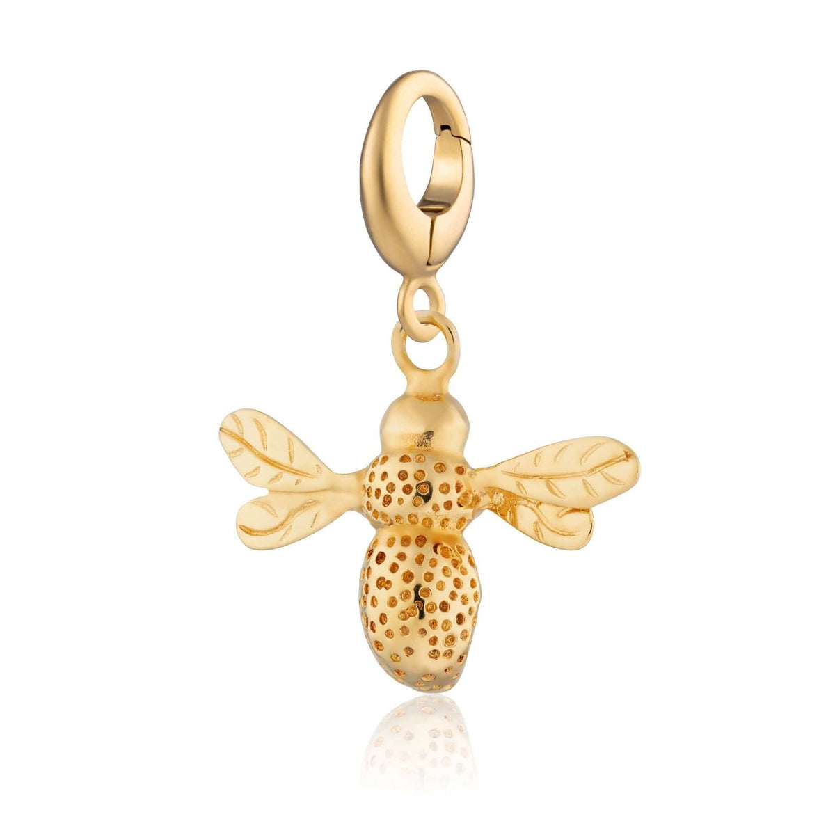 Animal Themed Stainless Steel Gold Plated Pendant Necklace