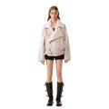 Wool coat casual warm-up jacket