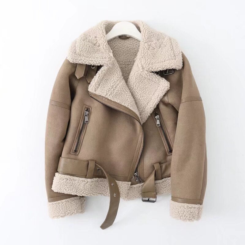 Womens Faux Leather Jacket