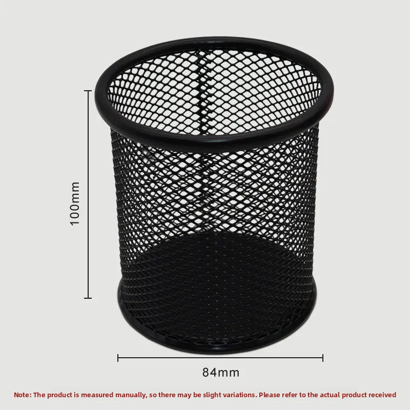 Desktop and Wall Mounted Metal Pen Holder