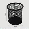 Desktop and Wall Mounted Metal Pen Holder