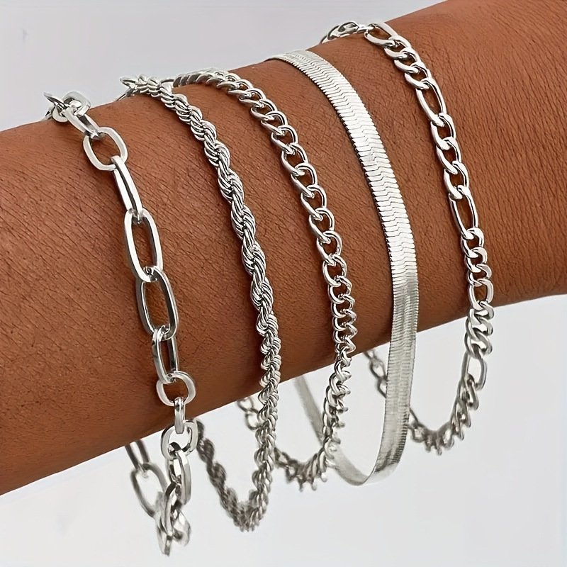 Vertex Alloy Bracelet Set