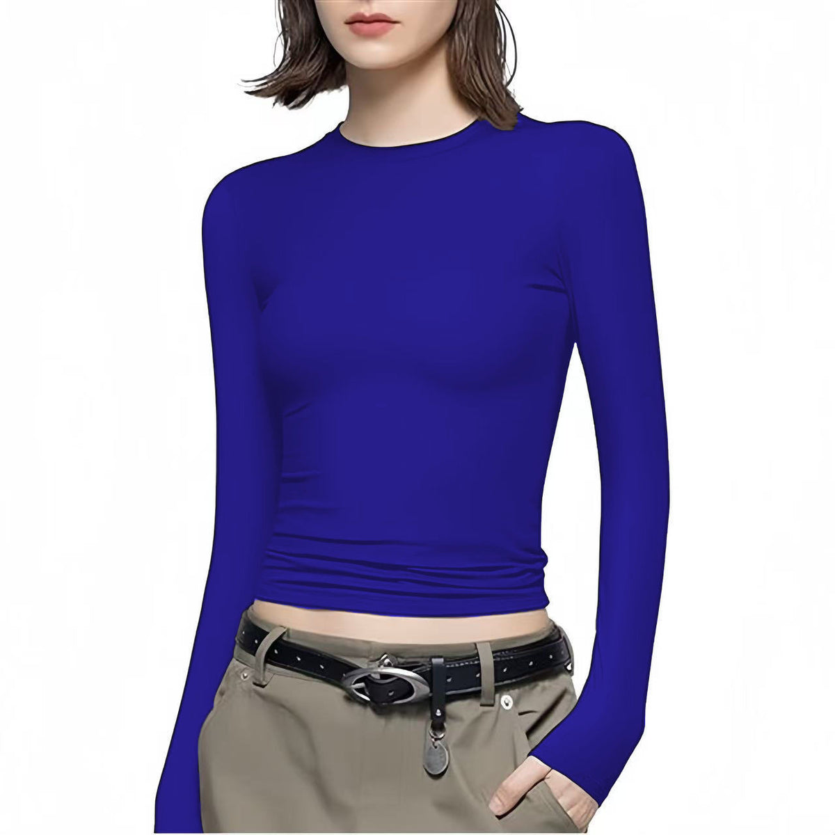 Women's Long Sleeve Round Neck T-Shirt