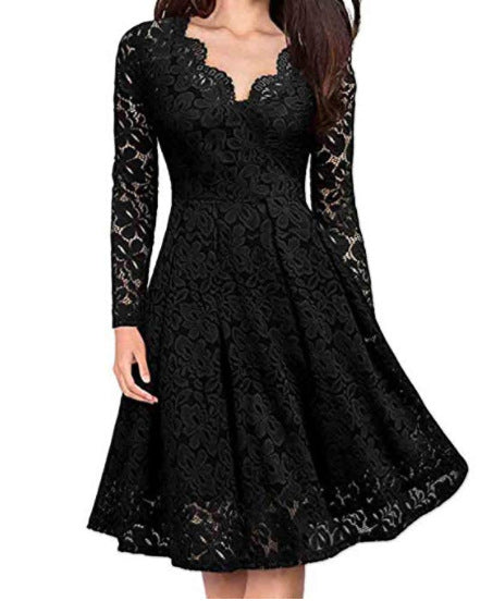 Valencia Lace A-Line Dress