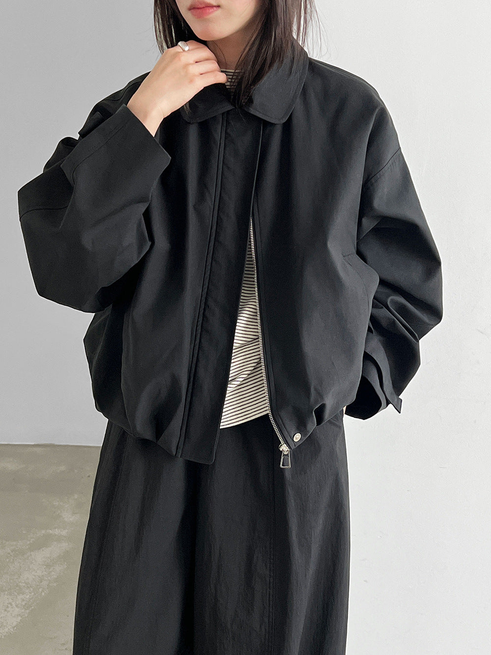 Doll Collar Short Coat