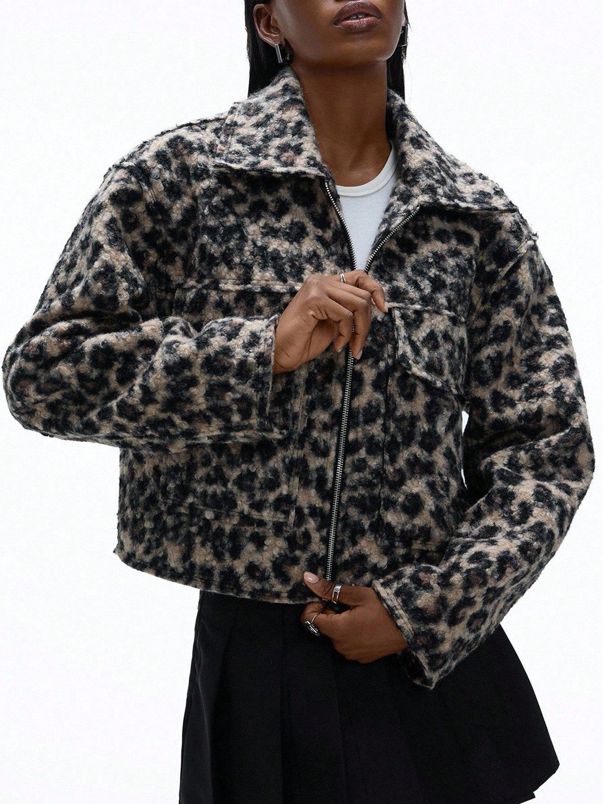 Short jacket coat