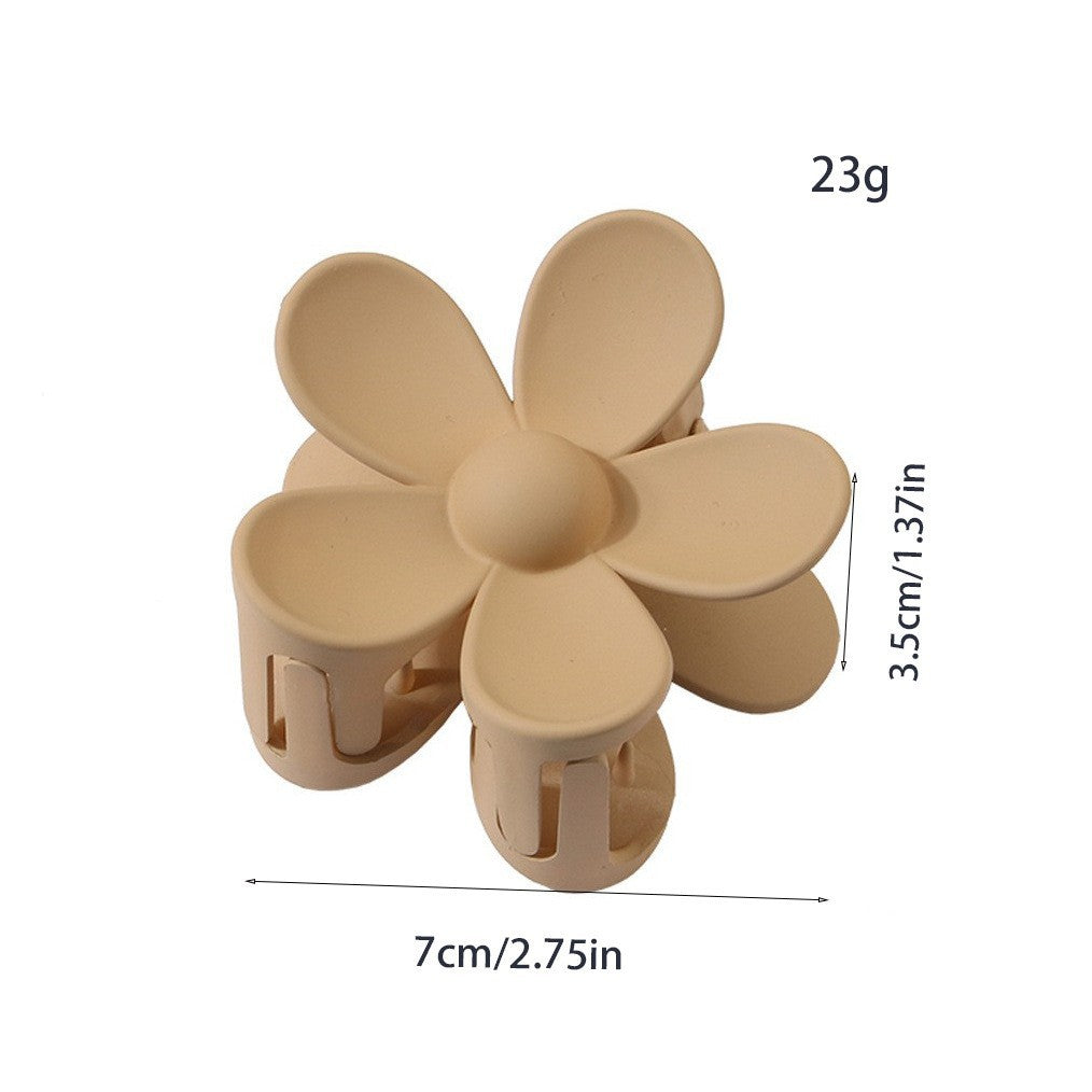 Fashion Flower Hair Clip ABS Grip Claw Clip for Women