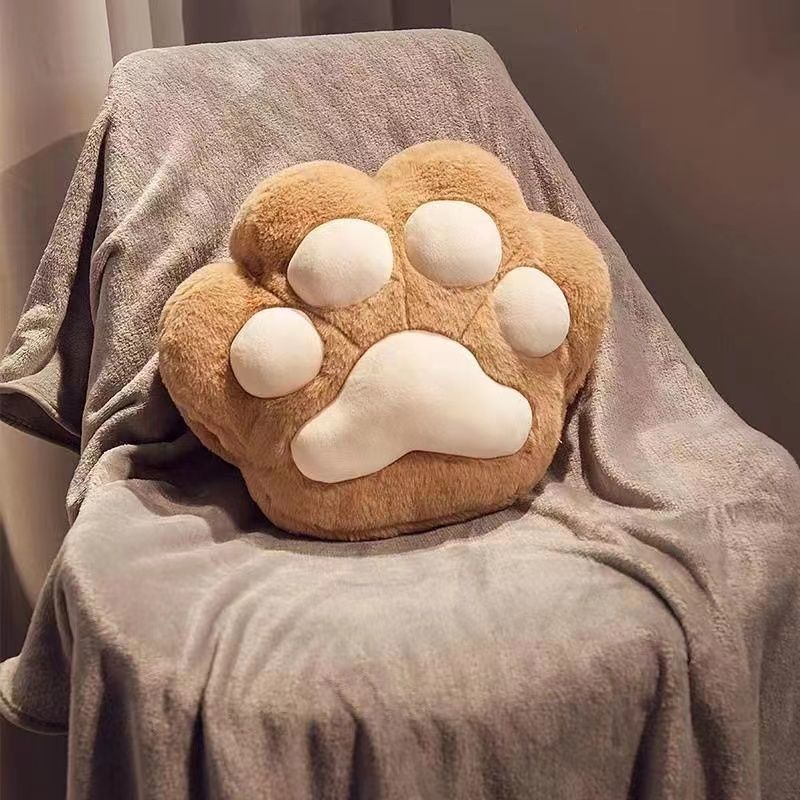 Cat Paw Pillow Blanket Hand Warmer