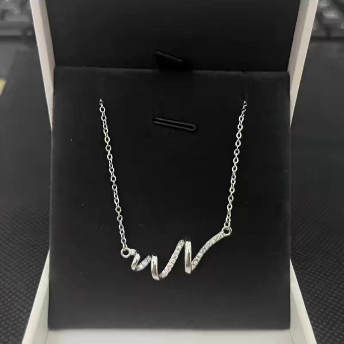 White Copper Butterfly Dream Necklace