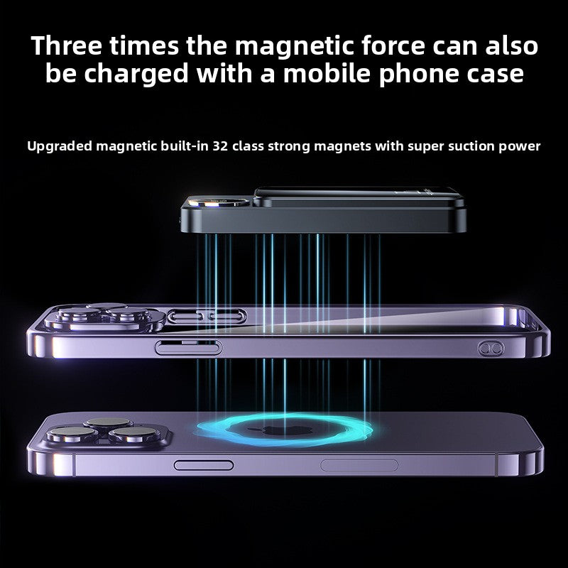 Magnetic wireless ultra-thin power bank