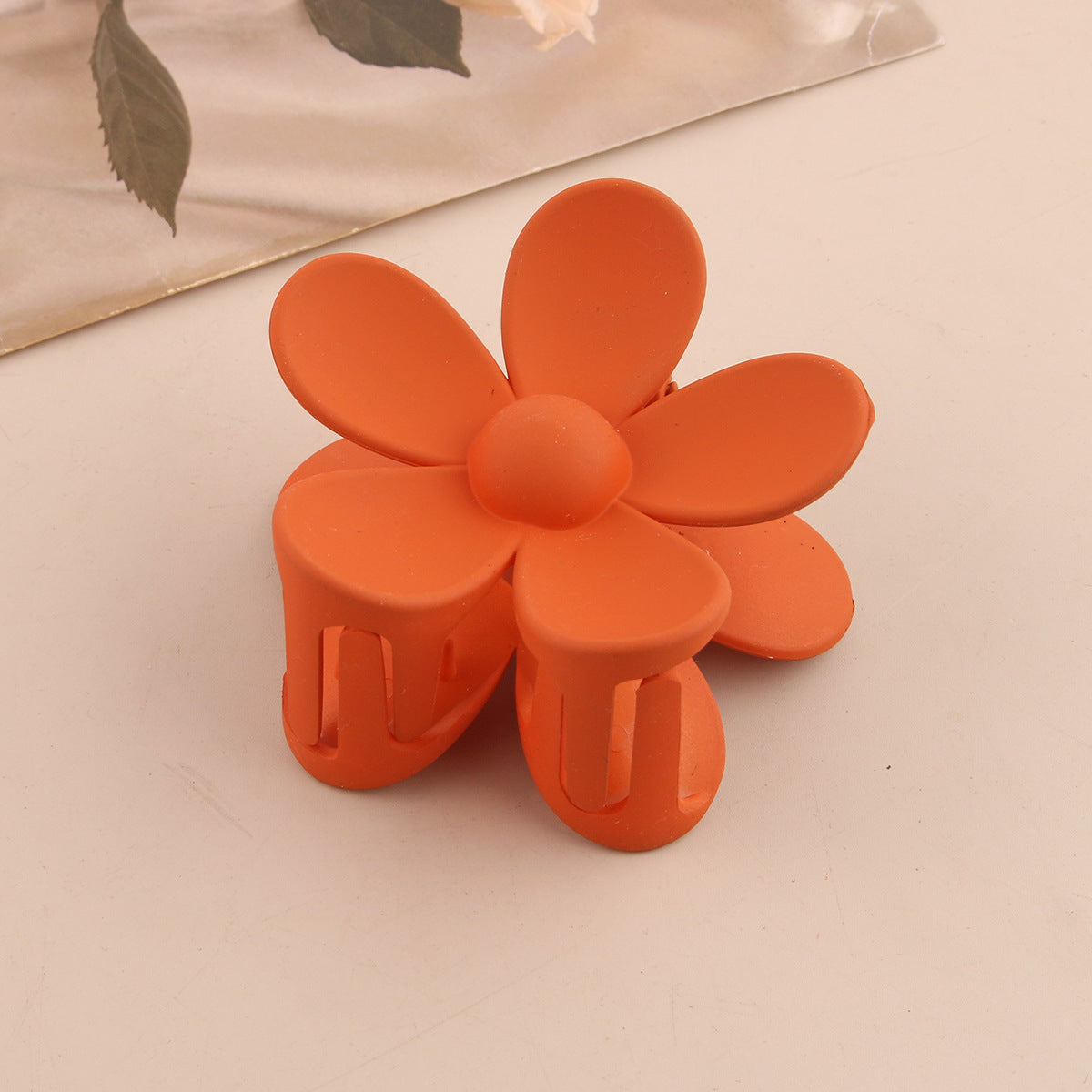 Fashion Flower Hair Clip ABS Grip Claw Clip for Women