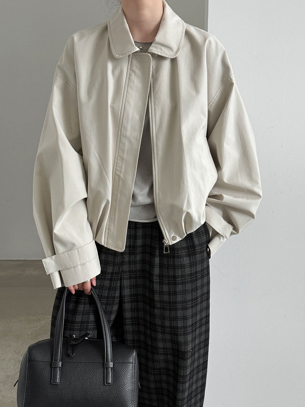 Doll Collar Short Coat