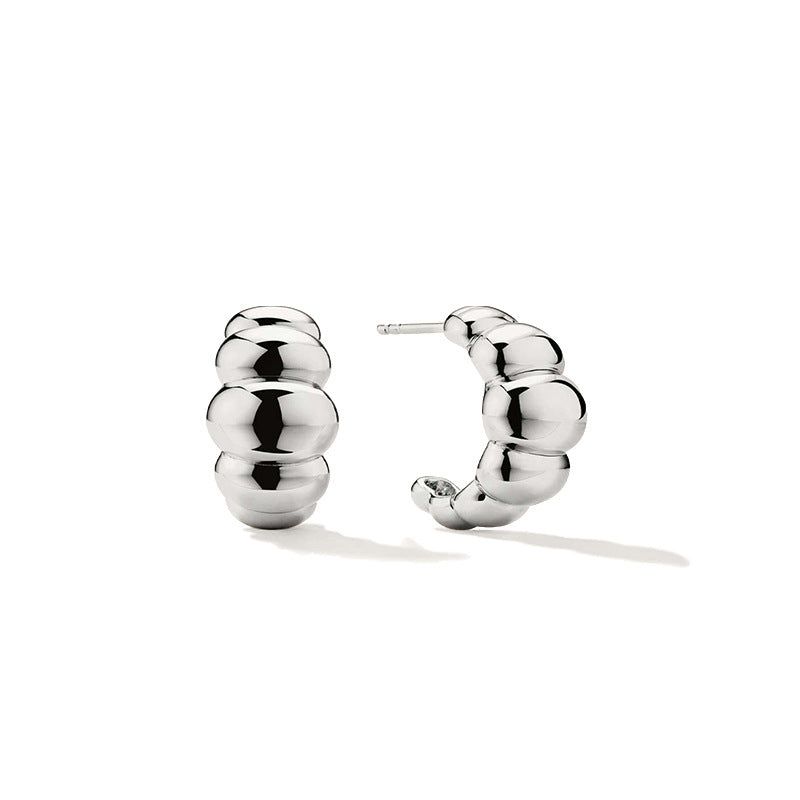 Viretta Twisted Stud Earrings
