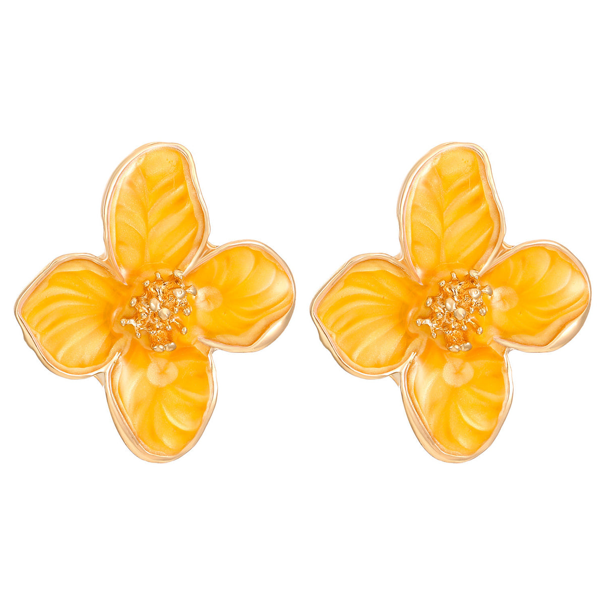 Fashion Floral Frosted Earrings for Women
