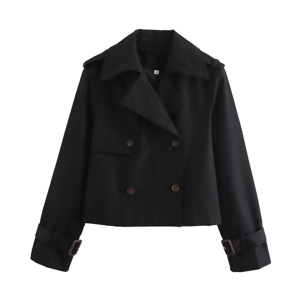 Women's loose-fitting long-sleeved coat