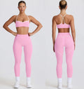 Women's Seamless Yoga Set with Supportive Fit