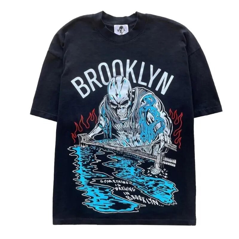 Cotton Loose Fit Cartoon T-Shirt - 100% Cotton, Moisture Wicking