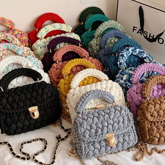 Handwoven DIY Crochet Bag Kit