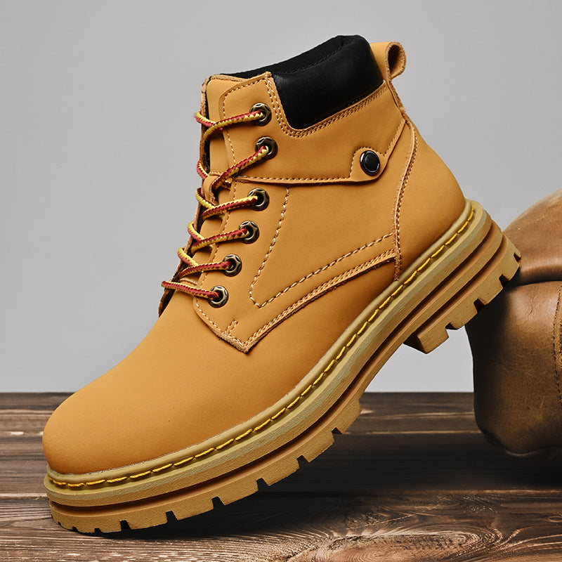 Genuine Leather Casual Boots for Men