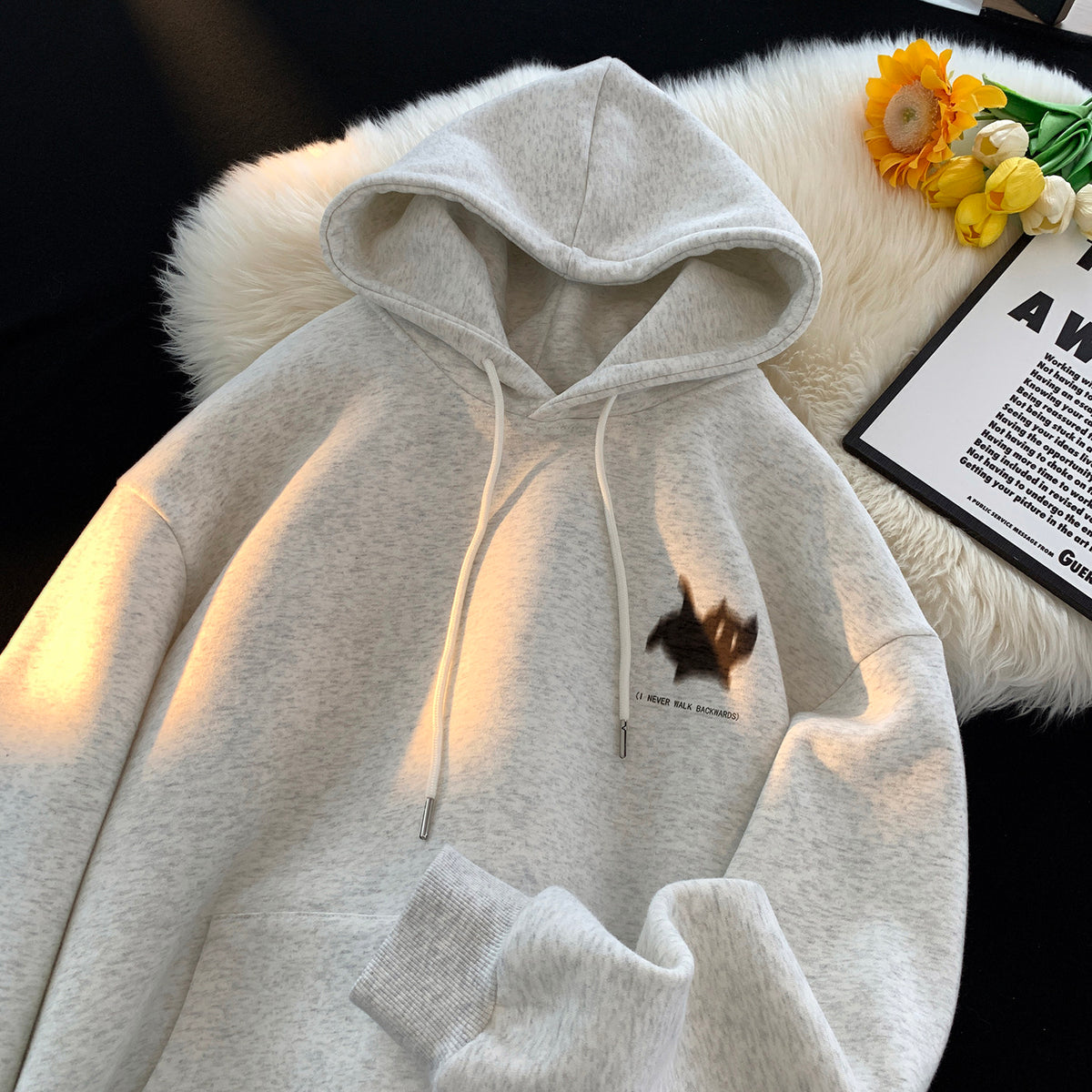 Couple hooded sweatshirt