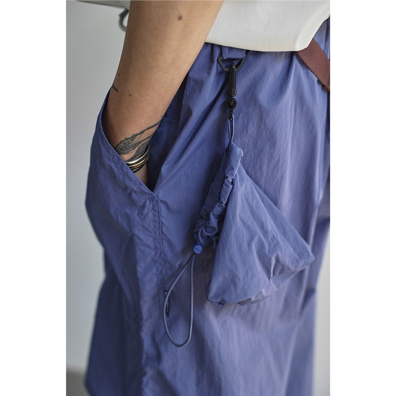 Lightweight Quick-Dry Cargo Pants with Breathable Bamboo Fiber Blend