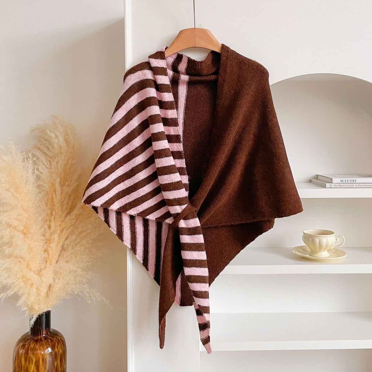 Soft Imitation Cashmere Triangle Shawl