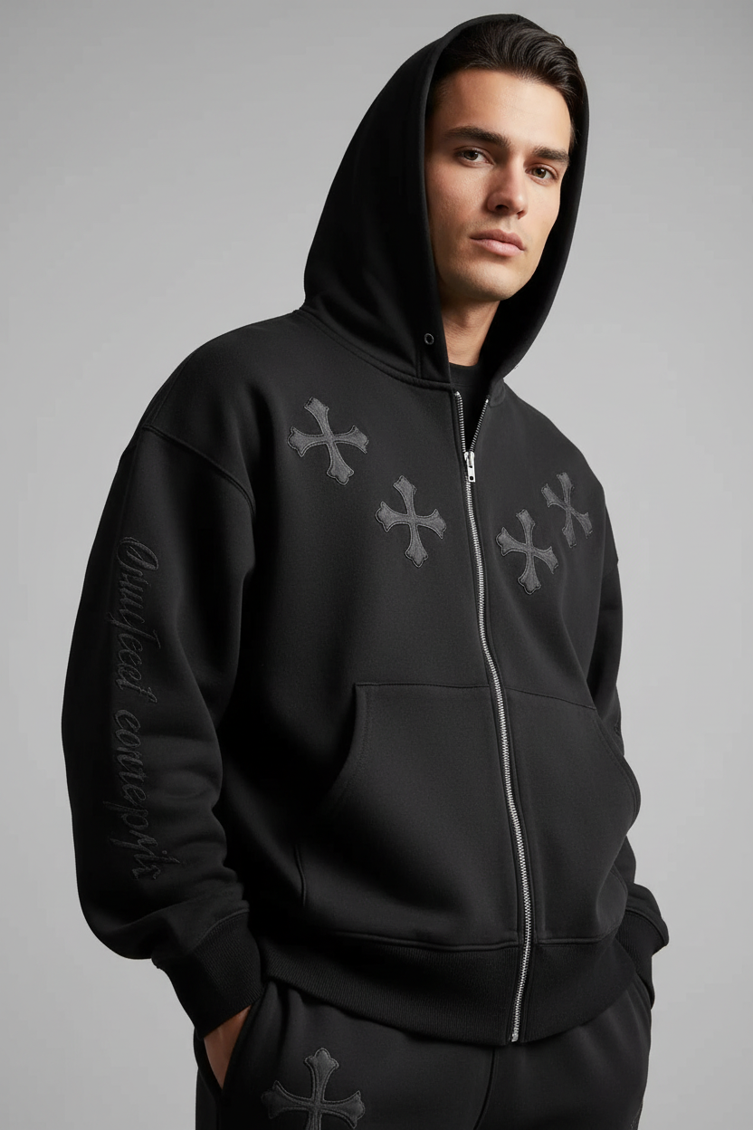 Dark Fashion Trend Hooded Sweatshirt