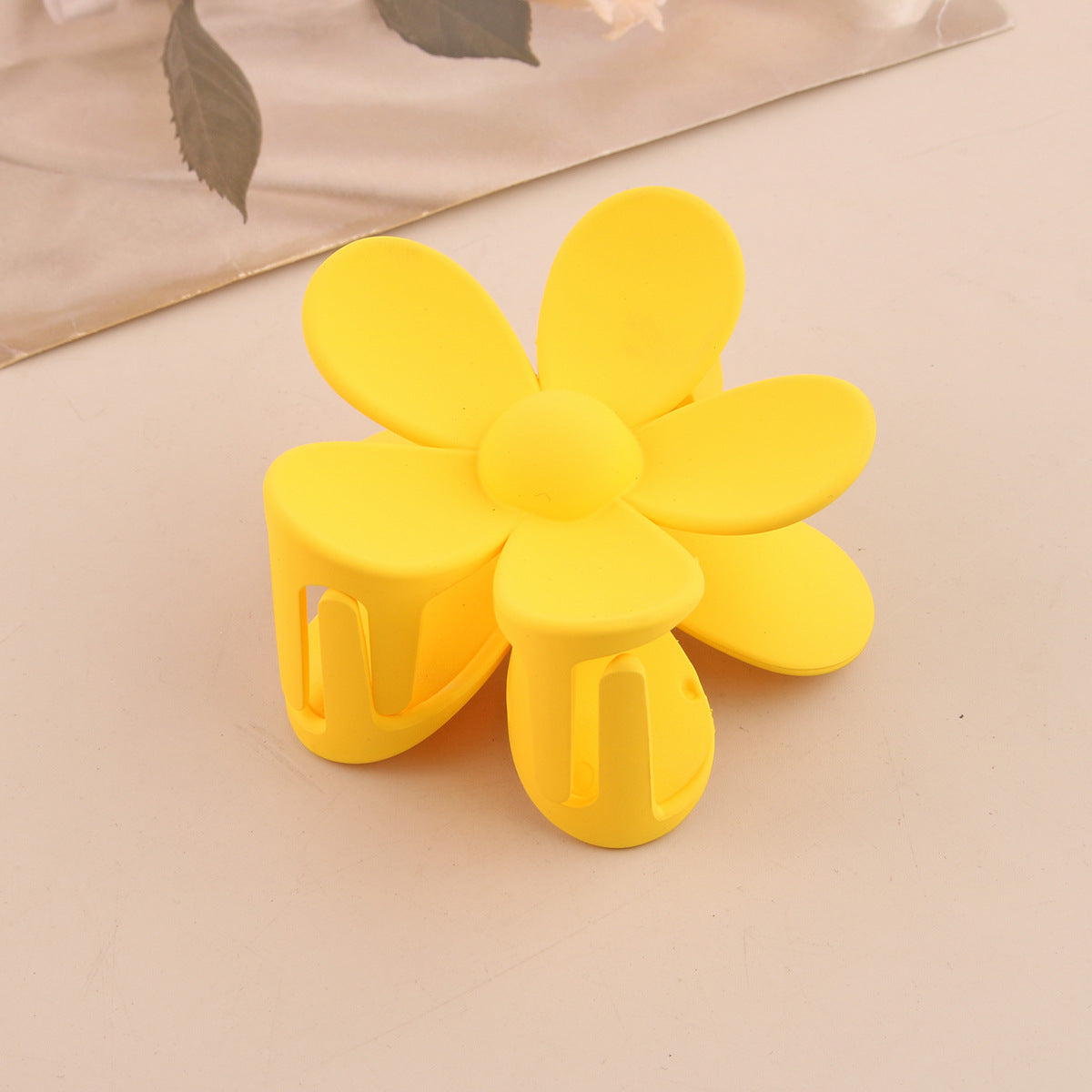 Fashion Flower Hair Clip ABS Grip Claw Clip for Women