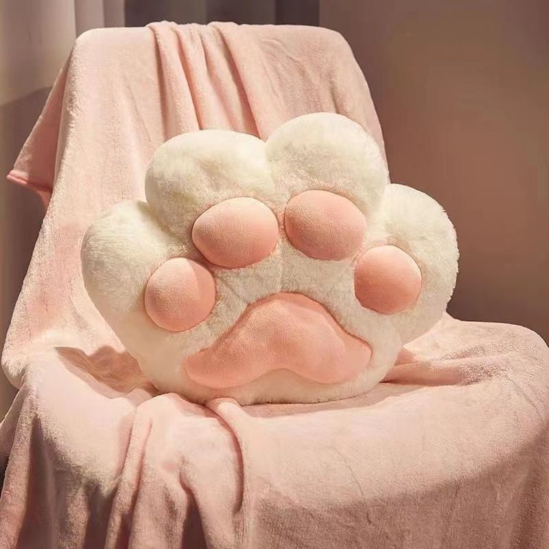 Cat Paw Pillow Blanket Hand Warmer