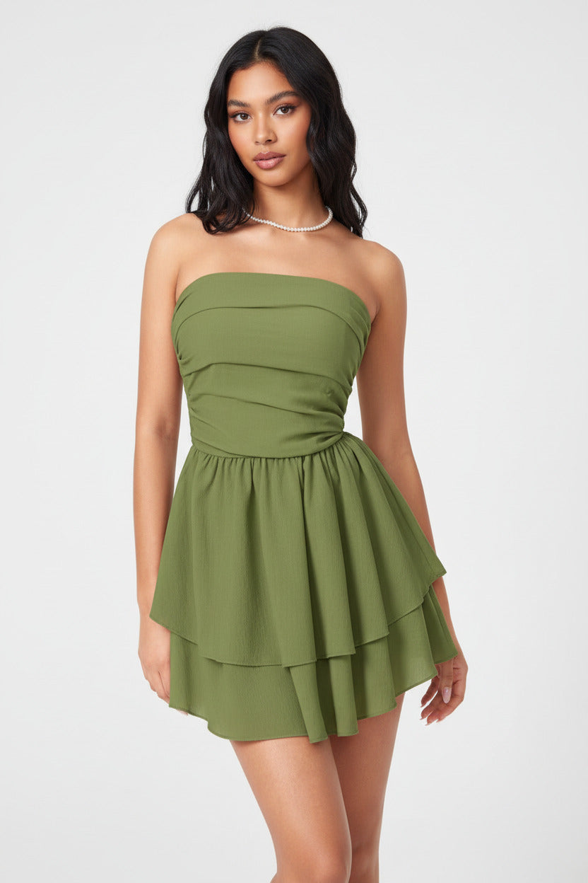 Vespera Double Layer Tube Skirt