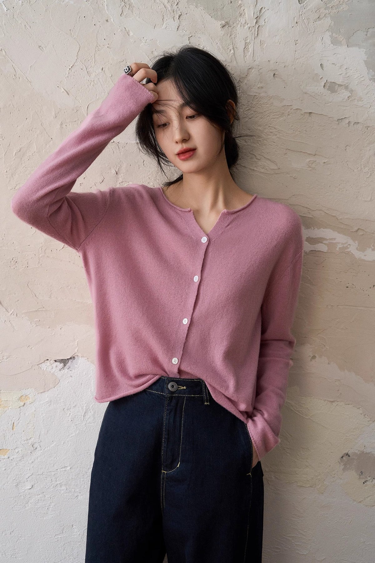 Knit cardigan