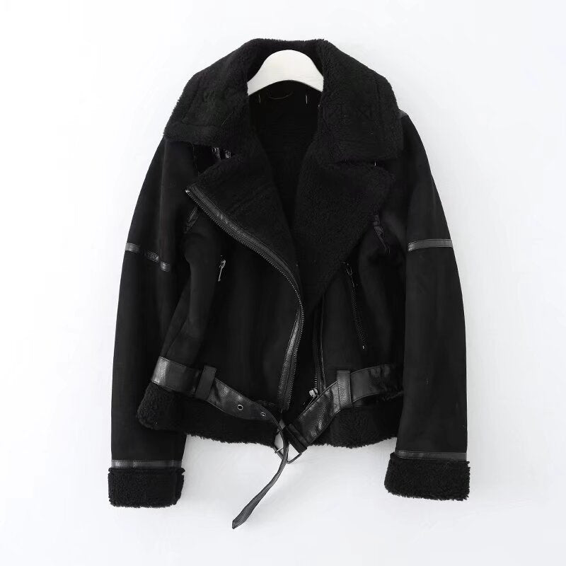Womens Faux Leather Jacket