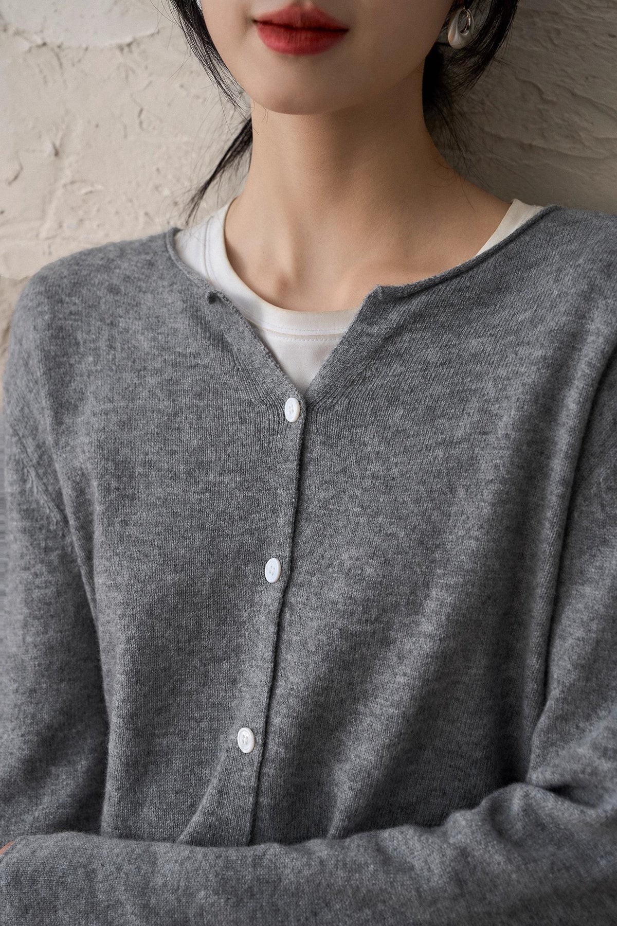 Knit cardigan