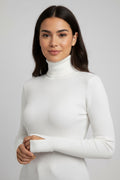 Lumiere Turtleneck Slim Knit Top
