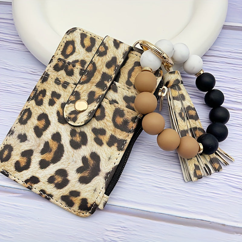Silicone Leopard Print Sunflower Cow Pattern Bracelet