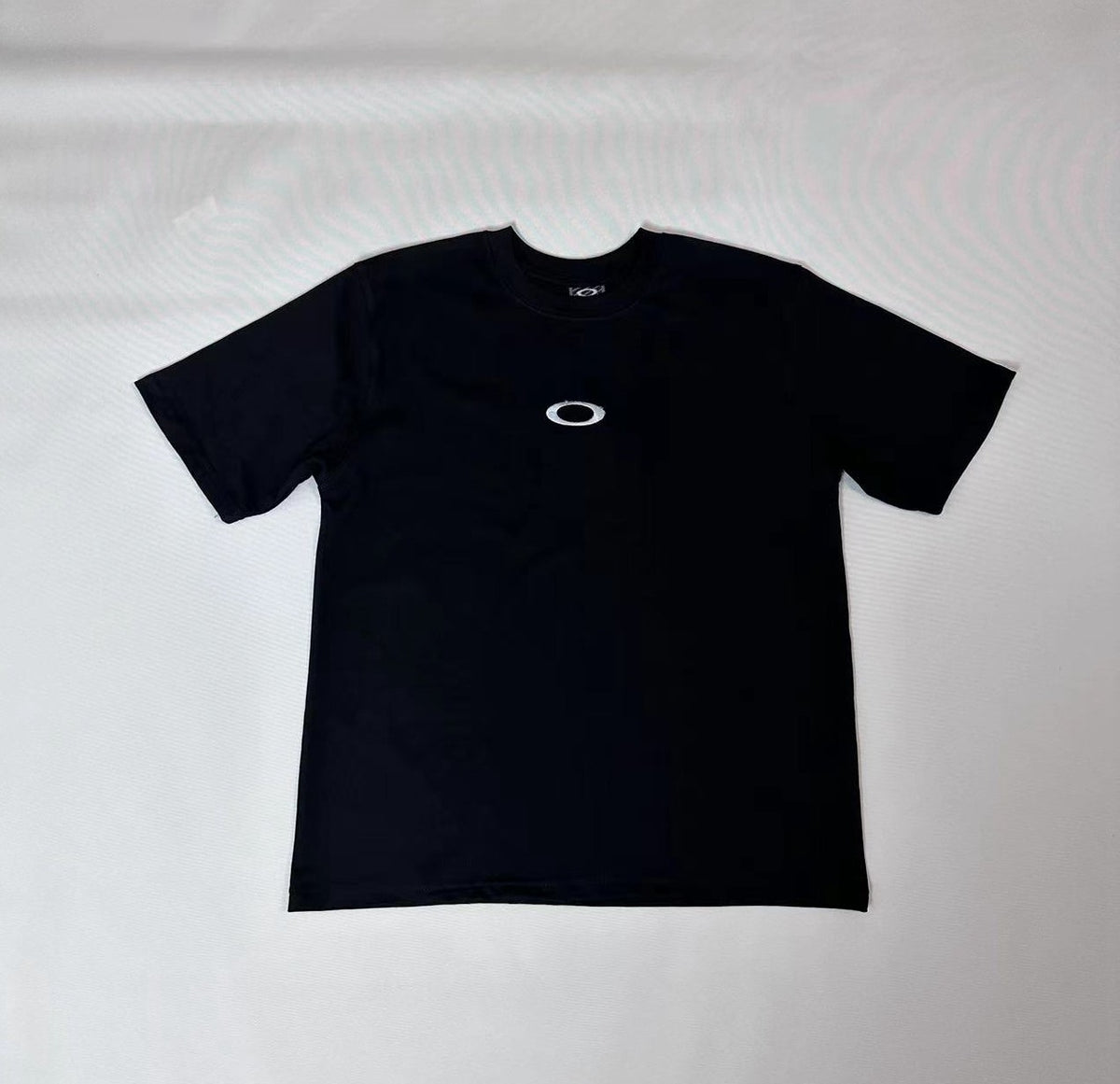 Embroidered Cotton Short-Sleeve T-Shirt in Black or White