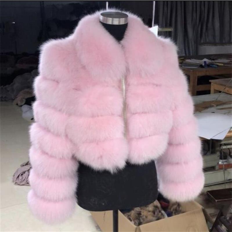 Womens Faux Fur Winter Coat