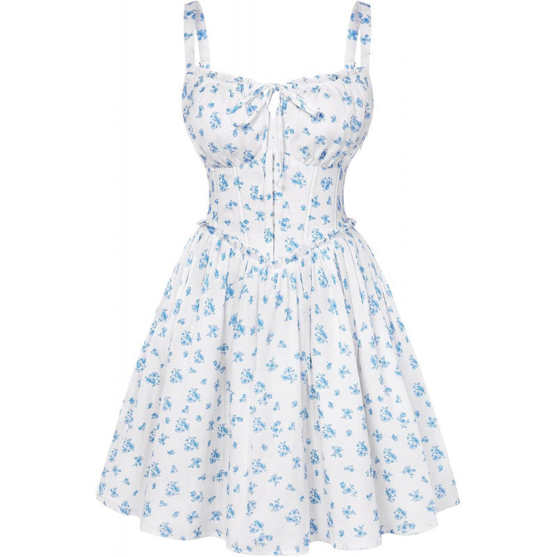Meadowmuse Floral A-Line Dress