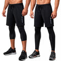 Mens Quick-Dry Elastic Training Shorts - Lightweight & Breathable