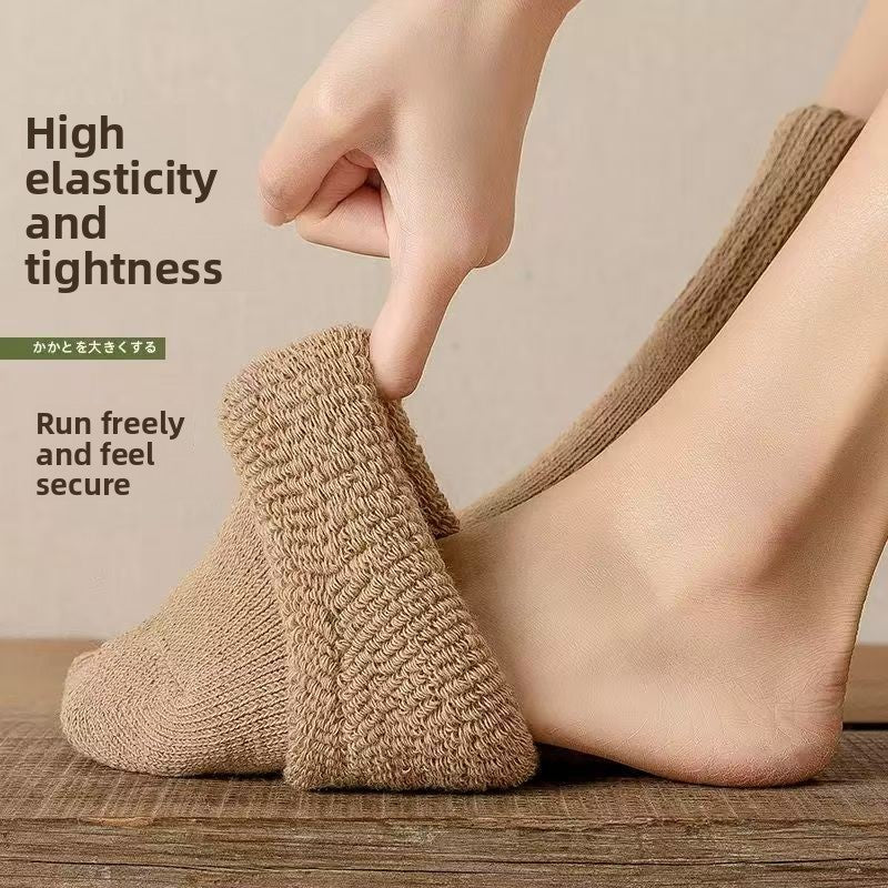 Thick, warm knitted socks