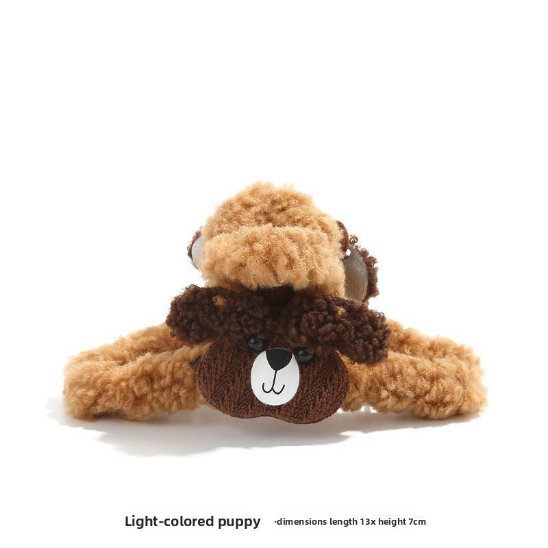Plush cartoon puppy shark clip
