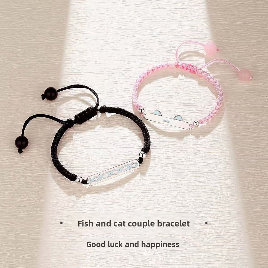 Catfish Love Couple Style Bracelet