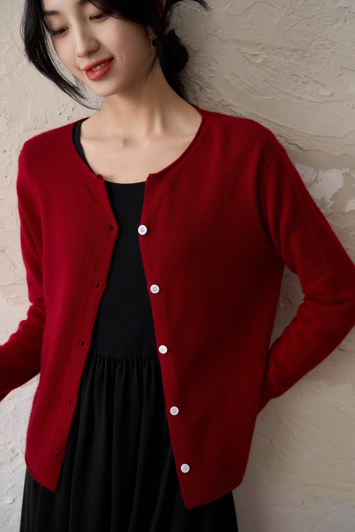 Knit cardigan