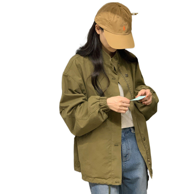 Windbreaker  Half Neck Zipper