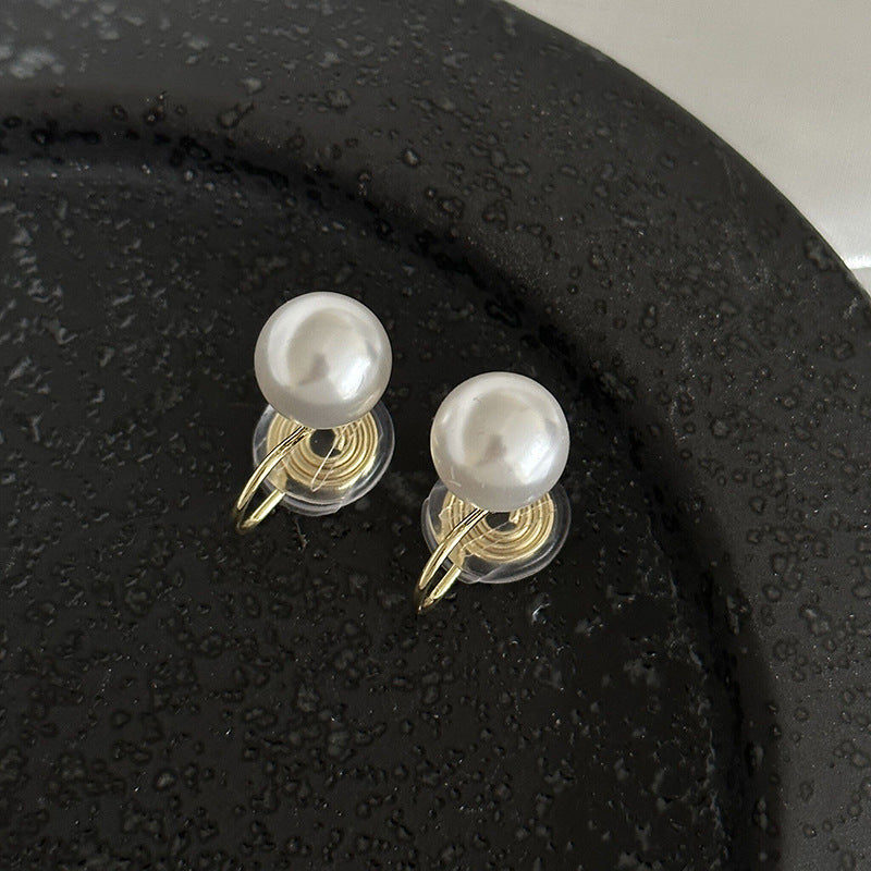 Aurielle Clip-On Pearl Earrings