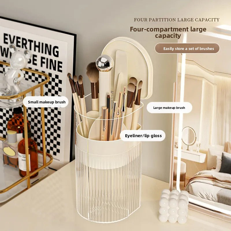 Automatic Lift Cosmetic Brush Storage Cylinder