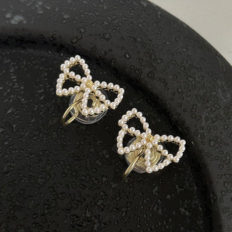 Aurielle Clip-On Pearl Earrings